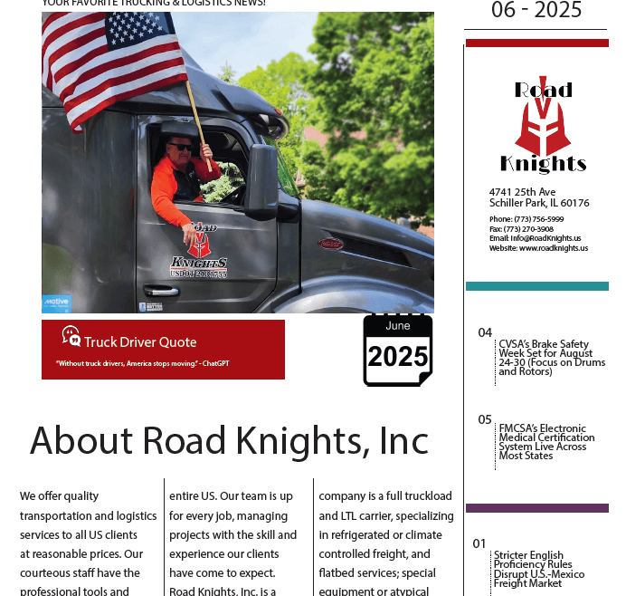 Road Knights Newsletters